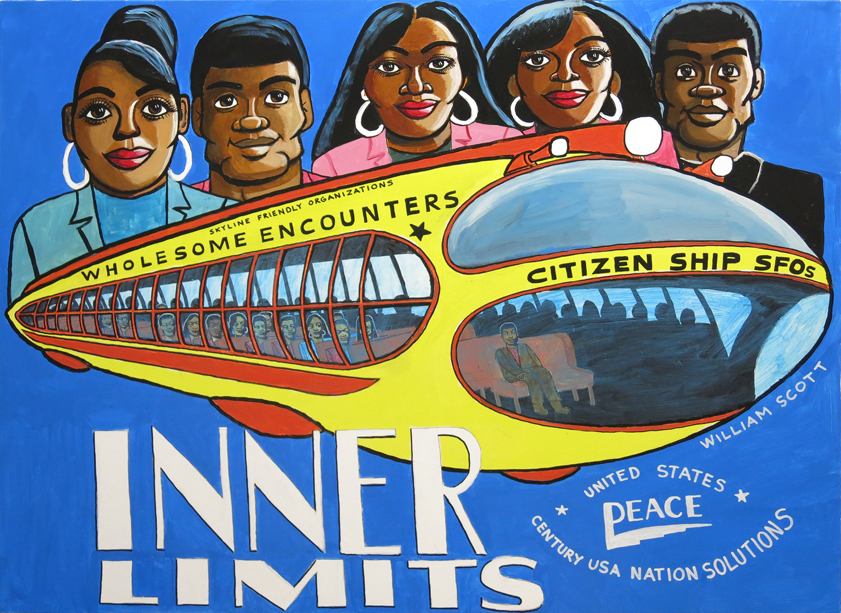 William Scott, Untitled, 2014. Courtesy Of The Artist And Creative Growth